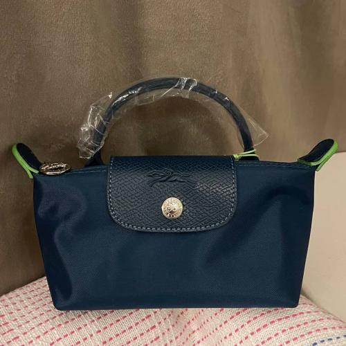 Longchamp XS - full blue with the strap