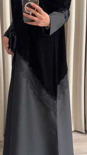 عبايه شتويه مخمل