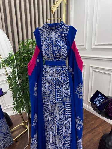 جلابيه باربي تطريز كمبيوتر