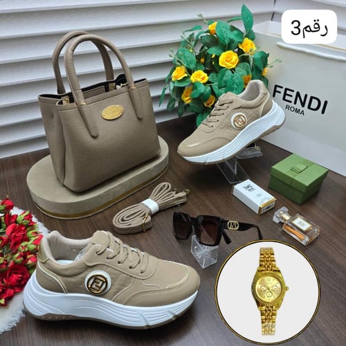 شنط راقيه ماركة فندي خامه جلديه عالية الجوده.