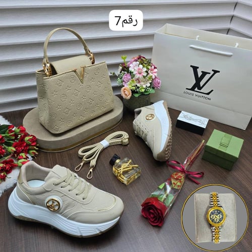 شنط راقيه شكل ماركة لويس فيتون خامه جلديه عالية ال...