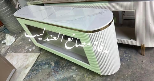 طاوله فخمه بسطح بديل رخام