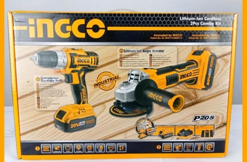 انجكو صاروخ ودريل طقم لاسلكي INGCO