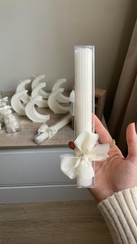 شمعة العامود المعطرة ومغلفة