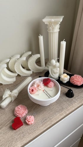 شمعة الحب في بوكس أنيق