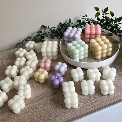 شمعة الميني ببلز بشريط ورقي