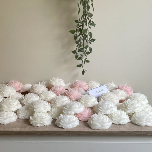 20 شمعة من الورد المعطر ، حجم كبير