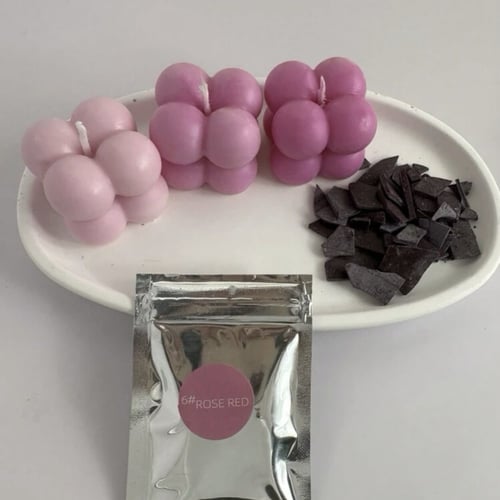 6 الوان رقائق لتلوين الشموع