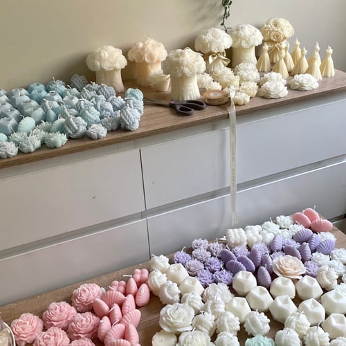 شمعة الفستان مغلفة ومعطرة