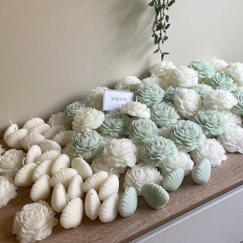 20 شمعة من الورد المعطر ، حجم كبير