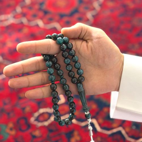 مسباح بكلايت تايجر بلو تمليكة عدد الخرز 45