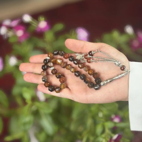 سبحة حجر العقيق عدد الخرز 33