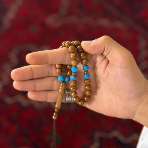 سبحة كوك وفيروز الخرز 33 الحجم 8 مل