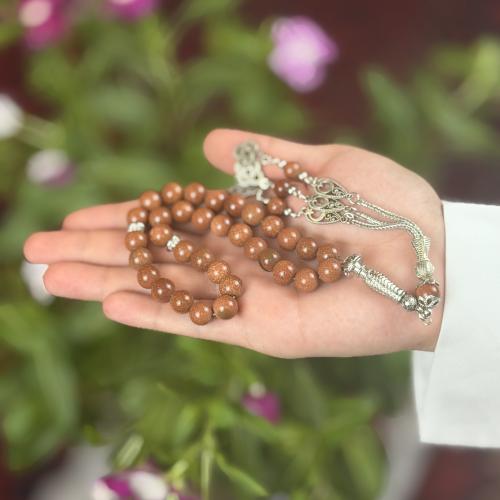 سبحة حجر العقيق عدد الخرز 33