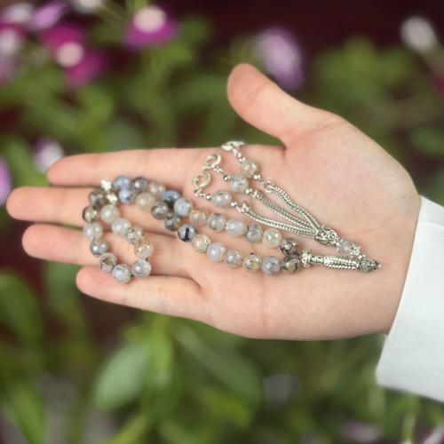 سبحة حجر العقيق عدد الخرز 33