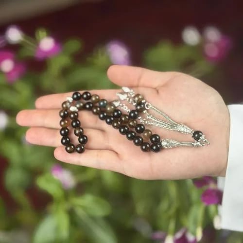 سبحة حجر العقيق عدد الخرز 33