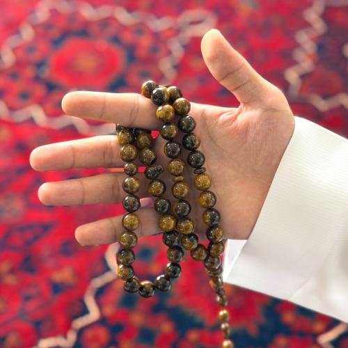 مسباح فاتوران تايجري تمليكة عدد الخرز 45