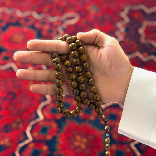 مسباح فاتوران خشبي تمليكة عدد الخرز 45