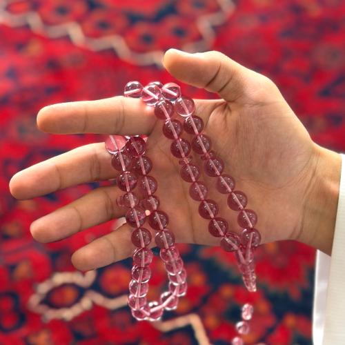 مسباح فاتوران كرزي شفاف تمليكة عدد الخرز 45