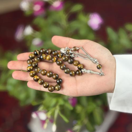سبحة حجر العقيق عدد الخرز 33