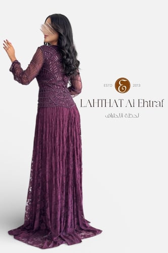 فستان سهرة دانتيلا