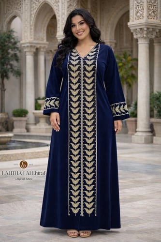 جلابية مخملية - VELVET JALABIYA