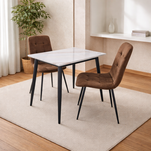 طاولة طعام 2 كرسي مودرن - الحل المثالي للمساحات ال...