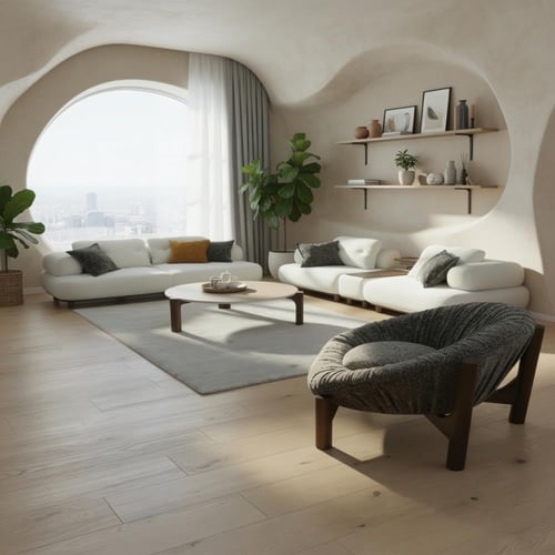 طقم كنب خشب زان طبيعي أوف وايت – 4 حبه