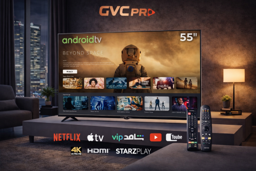 شاشة GVC PRO سمارت 55 بوصة 4K – جودة عرض فائقة الو...