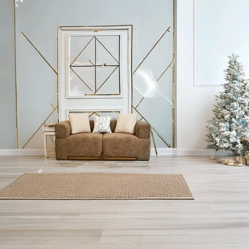 طقم كنب مودرن بني بيج - 4 قطع