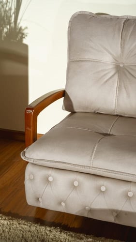 طقم كنب مارفل مودرن 7 مقاعد - خشب زان وقماش جيرمان...