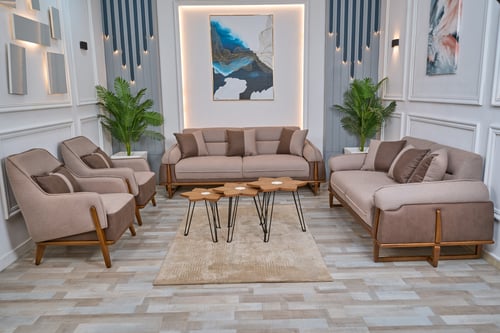 طقم كنب مودرن فاخر - 4 قطع