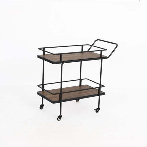 عربة تقديم ترولي بتصميم عصري وأنيق مقاس 83x40x80 س...