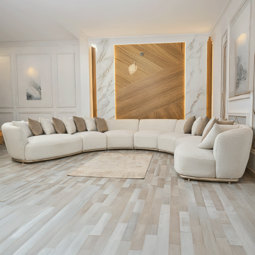 كنبة زاوية على شكل حرف U - موديل فلاي - تصميم مودر...