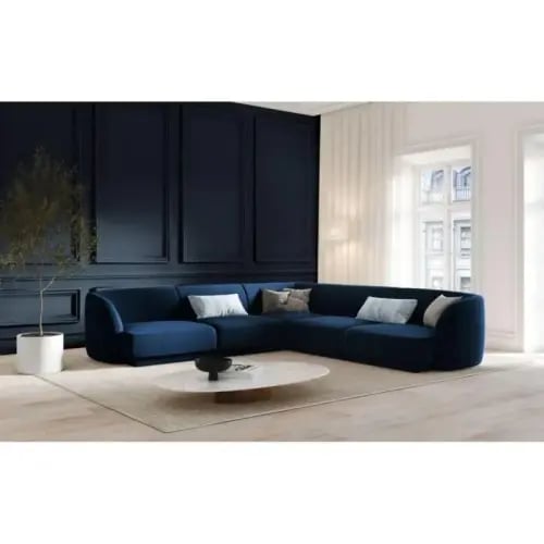 كنب زاوية كلاسيكي مخمل متعدده الالوان فاخر - 280×2...