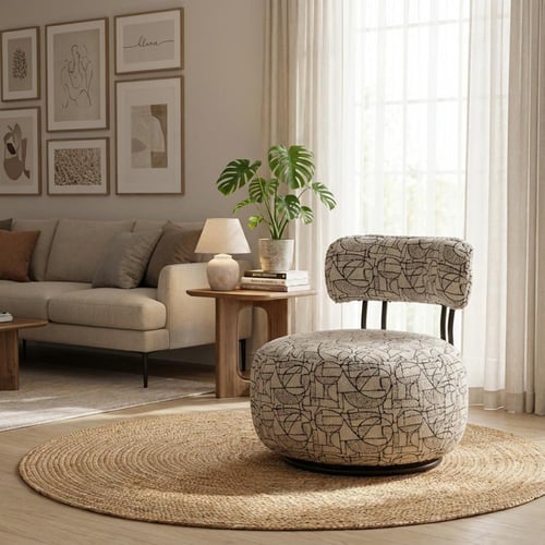 طقم كنب خشب زان طبيعي منجد بالمخمل لون رمادي – 4 ح...