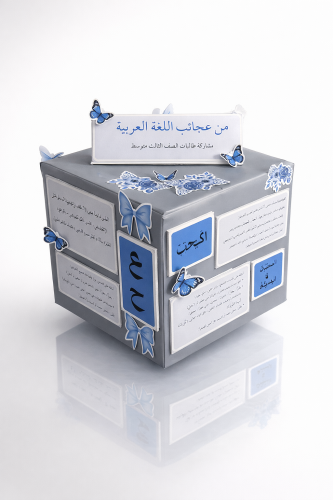 مجسم اليوم العالمي للغة العربية