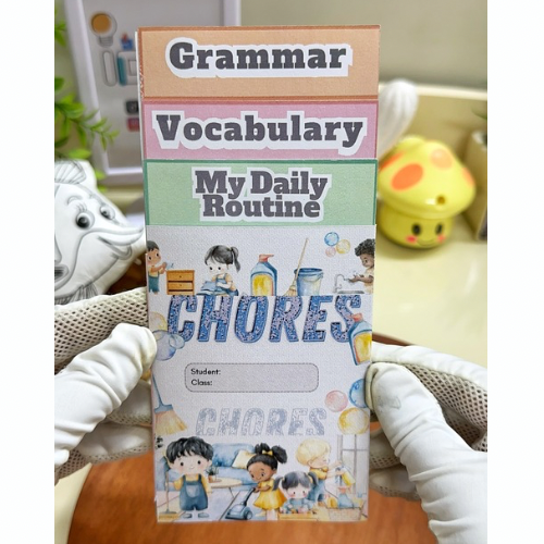 مطوية Chores انجليزي رابع ابتدائي - اولاد