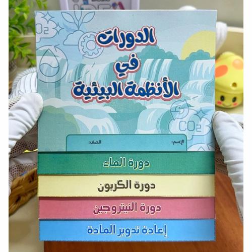 مطوية الدورات في الأنظمة البيئية علوم خامس ابتدائي
