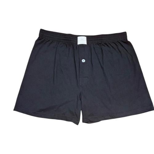 Men's black cotton boxer from Başpınar