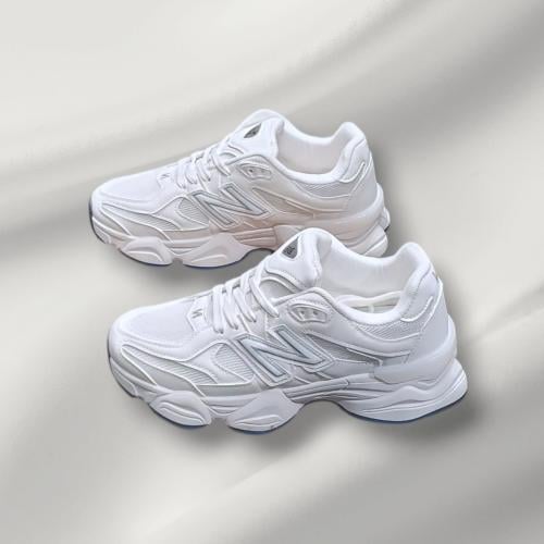 White new brand shoes with a touch of sky blue