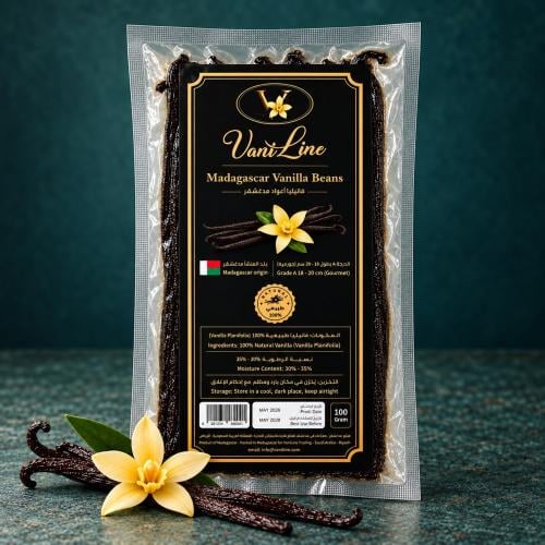 فانيليا أعواد منشأ مدغشقر ١٠٠ غرام
