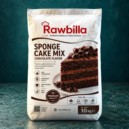 ميكس كيك إسفنجي شوكولاتة جاهز – Rawbilla بريمكس كي...