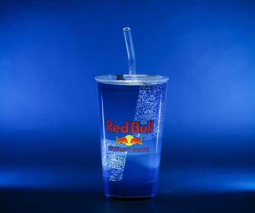 كوب ريدبول الأزرق