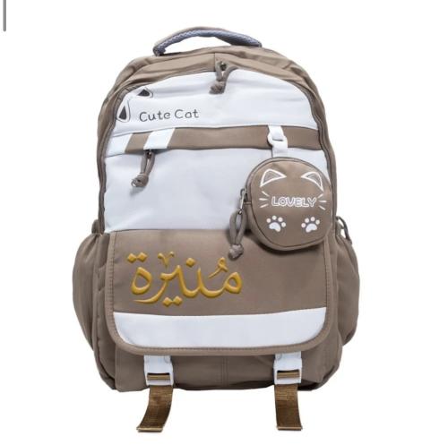 حقيبة ظهر الورود البيضاء F