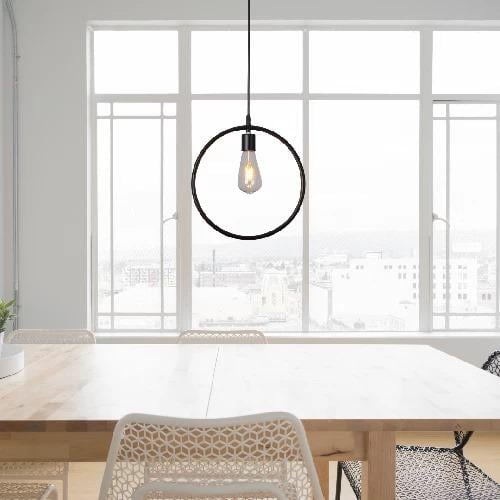 علاقي فرد مودرن ريفي قاعدى E27 حبل مدور