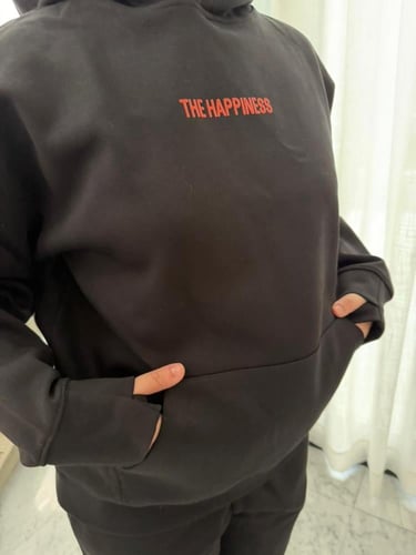 black hoodie