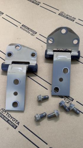 طقم فصلات الباب الخلفي الكبير للربع لون بيج مع الم...