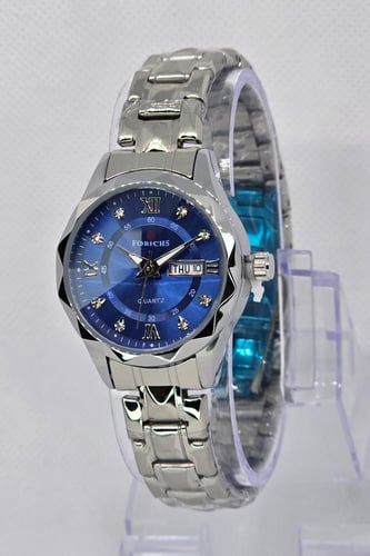 ساعة نسائية كوارتز ذهبي بالكامل