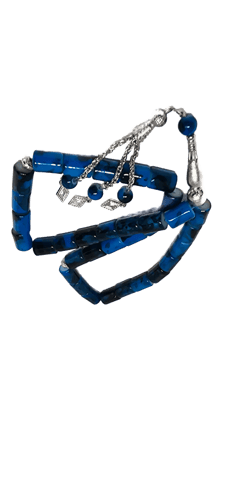 سبحة صلاة 33 قطعه فيروزي و أسود